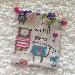 💕8 x 6.5 inches💕 Cute Drawstring Bag